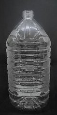 Пляшка-пляшка одноразова 10 л кришка 48 мм прозора (без кришки)
