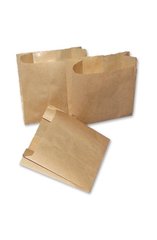 Пакет для картопля фрі 110х100х55 мм (100 гр) Паперовий целюлозний крафт папір 70г/м2 1