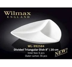 Менажница треугольная Wilmax 20 см WL-992584