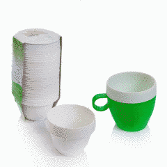 Вставка в чашку одоразова (для 000107) 61х74 мм еко із кукурудзяного крохмалю