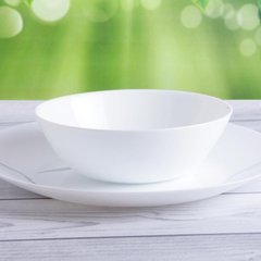 Белый гладкий салатник Arcopal Zelie 180 мм (L6385 )