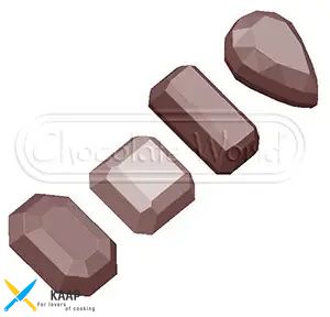 Форма для шоколаду "Камінці" 35x20x26 мм