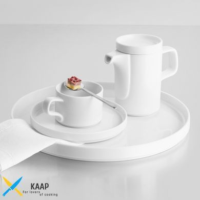 Тарелка круглая с бортом 26х2,4 см. фарфоровая, белая Good Mood, Seltmann Weiden