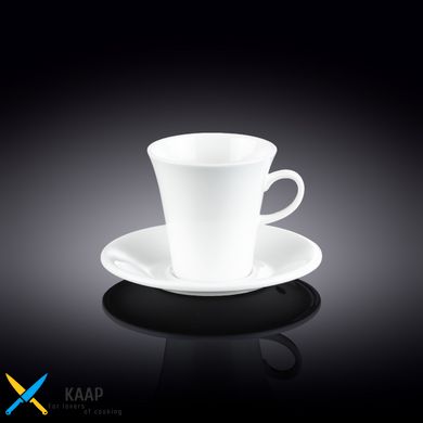 Чашка кавова&блюдце Wilmax 160 мл