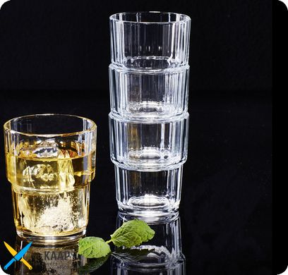 Набір низьких французьких склянок Arcoroc Norvege 250 мл 6 шт (61697)