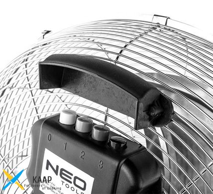 Підлоговий вентилятор Neo Tools, професійний, 100 Вт, діаметр 45 см, 3 швидкості, двигун мідь 100%