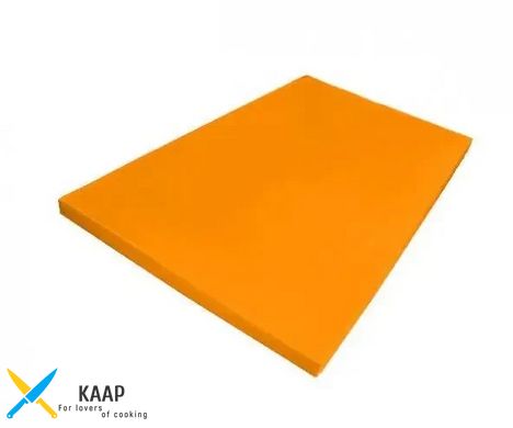 Дошка обробна 40х30х3 см. Durplastics, поліетиленова, помаранчева (PE5NAR40303)