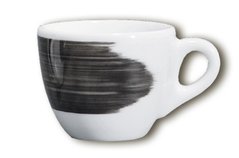 Чашка 260 мл. фарфоровая, белая с черной полоской "B" Cappucino Verona/Palermo Millecolori