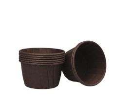 Тарталетка-капсула для кексов 50х40 мм пергаментная коричневая