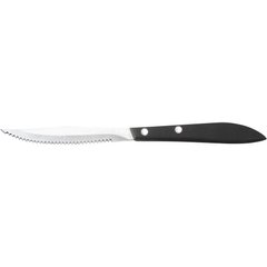 Стіловий ніж для стейку/піци 11 см. Stalgast із чорною пластиковою ручкою (298110)