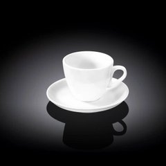 Чашка кавова&блюдце Wilmax 75 мл WL-993173