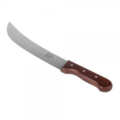 Кухонный нож мясника саблевидный 25 см. CAPCO с деревянной ручкой (00074)