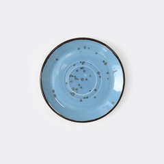 Блюдо для класичної чашки "Тіффани Синій" 15,5 см керамічне