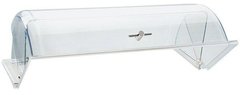Крышка с шарниром для GN 1/1 (ручка хромированная) 53х32,5 см, h-17 см, прозрачный поликарбонат, AP