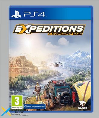 Гра консольна PS4 Expeditions: A MudRunner Game, BD диск
