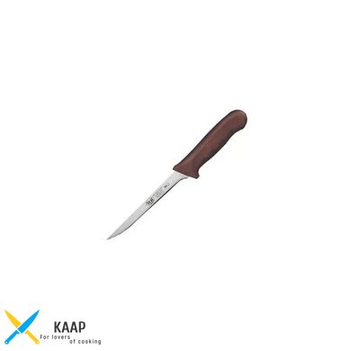Ніж обвалочний STAL, пластикова ручка, колір коричневий, 15 см