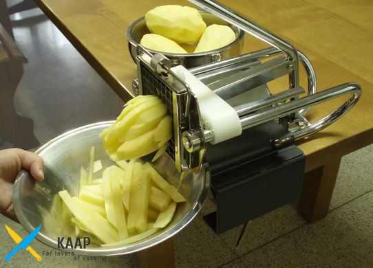 Овощерезка для картофеля фри 3 насадки 24х44х34 см. нержавеющая сталь Lacor