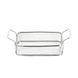 Корзинка (фритюрница) нержавеющая прямоугольная для подачи блюд 225х130х60 мм (шт) 6220