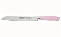 Нож кухонный для хлеба 20 см. Bread Knife, Arcos с розовой пластиковой ручкой (231354)
