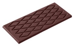 Форма для шоколаду "Плитка-ромб" 129x52x4 мм., 4 шт., 24 гр. з полікарбонату Chocolate World