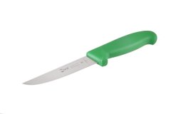 Кухонний ніж обвалочний професійний 12,5 см зелена нековзна ручка Europrofessional