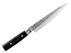 Кухонный нож для нарезки 18 см. ZEN, Yaxell с черной ручкой из Канва-Микарта (35507)