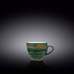 Чашка чайна Wilmax SPIRAL GREEN 190мол WL-669535/A