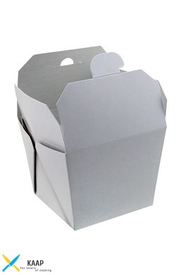 Коробка паперова для ВОК 85х85х82,5 мм, 700 мл Паста бокс 1РЕ біла паперова