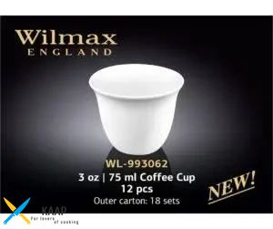 Набір чашок для кави Wilmax Color 75мл-12шт.