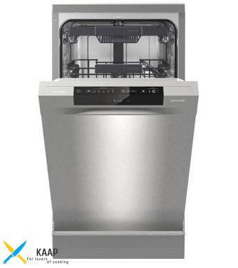 Посудомийна машина Gorenje, 11компл., A+++, 45см, дисплей, 3 кошика, AquaStop, Інвертор, сірий