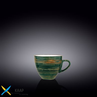 Чашка чайна Wilmax SPIRAL GREEN 190мол WL-669535/A