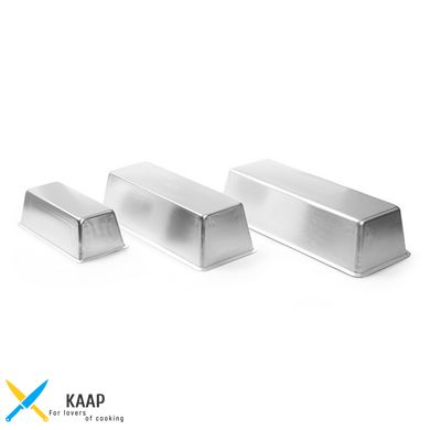 Форма алюминевая для выпекания – прямоугольная, 180x80x60 мм.