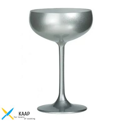 Келих для шампанського/коктейлю 230 мл 15х9,5 см кришталь без свинцевої срібної Olympic Stoelzle