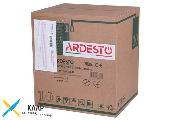 Водонагрівач електричний Ardesto 10U/3, 1.2 кВт, під мийкою, Італія, В