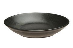 Тарілка глибока кругла 26 см. порцелянова, чорна Seasons Black, Porland