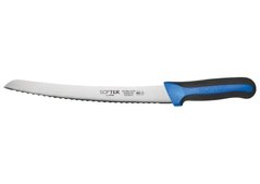 Нож для хлеба изогнутый 24 см. ручка нескользящая прорезиненная Sof-Tek, Winco