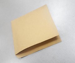 Пакет паперовий -куточок 17х17 см, 38 г/м2, 2000 шт. бурий крафт (33000)