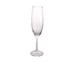 Набір бокалів Bohemia для шампанського Klara (Sylvia) 220 мл 6 шт (4S415/00000/220)