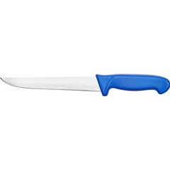 Кухонний ніж м'ясника 18 см. Stalgast із синьою пластиковою ручкою (284184)