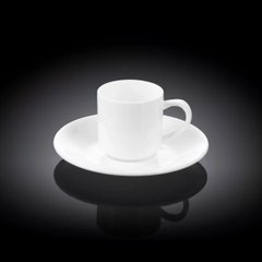 Чашка кавова&блюдце Wilmax 90 мл WL-993007