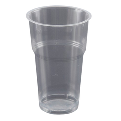 Стакан одноразовий пивний 500 мл 50 шт пластиковий/поліпропіленовий Укрпаклайн 95144
