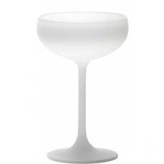 Келих для шампанського плоский 230 мл., 15х9, 5 см. скляний, матовий Black&White