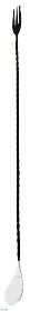 Ложка барная черная матовая 45 см с вилкой, сталь 18/10 (B004FXLB)
