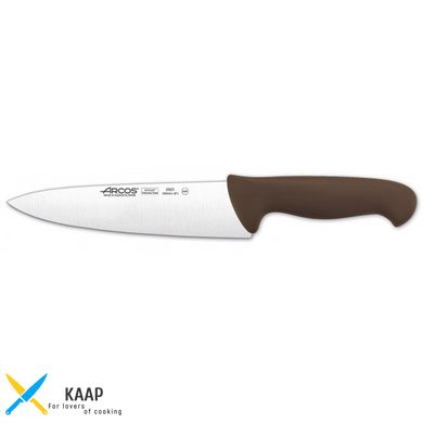 Кухонный нож поварской 20 см. 2900, Arcos с черной пластиковой ручкой (292128)