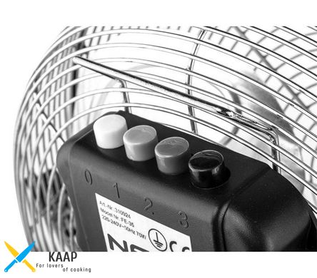 Напольный вентилятор Neo Tools, профессиональный, 50Вт, диаметр 30см, 3 скорости, двигатель медь 100%
