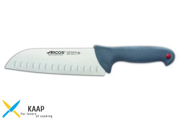 Кухонный нож японский 18 см. Colour-Prof, Arcos с серой пластиковой ручкой (245400)