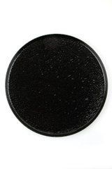 Тарілка кругла 27 см. чорна порцелянова Black Moss Alumilite, Porland