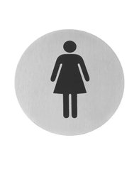 Табличка информационная самоклеящаяся "Для женщины" Ø7.5 см,Hendi