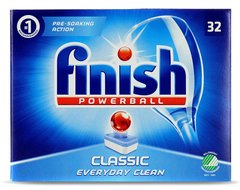 Таблетки для посудомийних машин 32шт. FINISH Classic