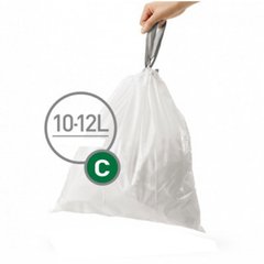 Мешки для мусора плотные с завязками 10-12л SIMPLEHUMAN. CW0162